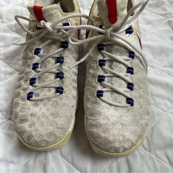 Nike Zoom KD 9 Kevin Durant USA Red White Blue Sneakers Men’s Size 9.5 - Picture 1 of 7